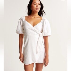 Abercrombie & Fitch White Mini Dress